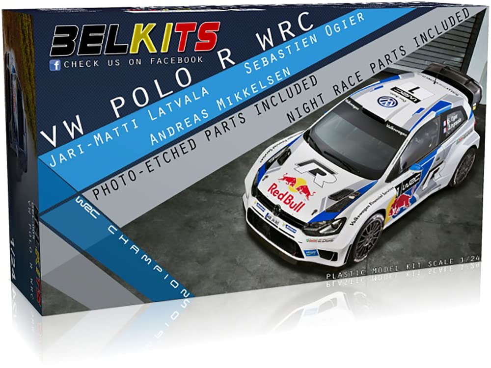 Platz Belkits Volkswagen Polo R WRC 2013 Rally De Winner WRC Champion Plastic Model BEL005 1/24 France-Alsace