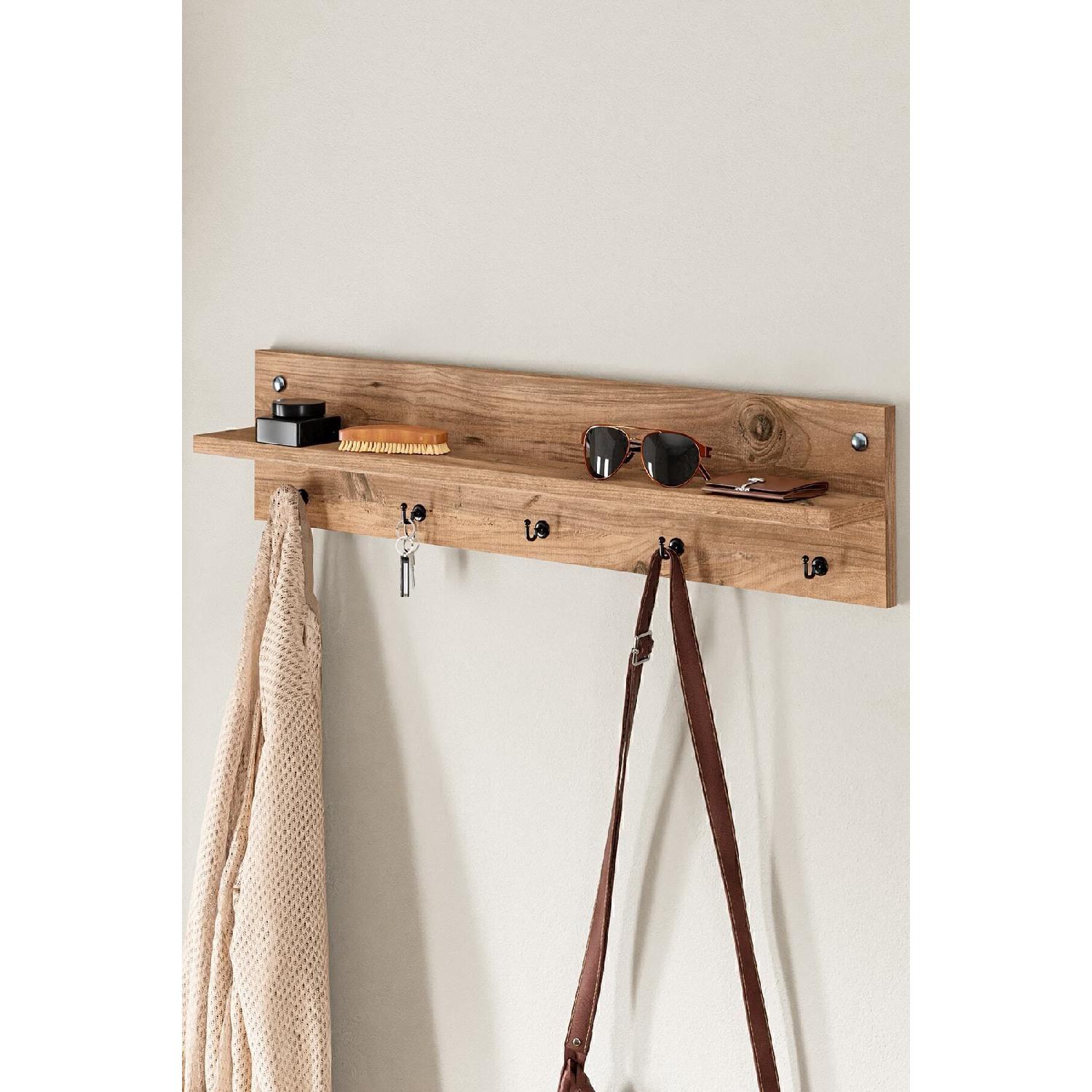 

Современная настенная вешалка Вешалка для одежды Вешалка для одежды Атлантическая сосна белый