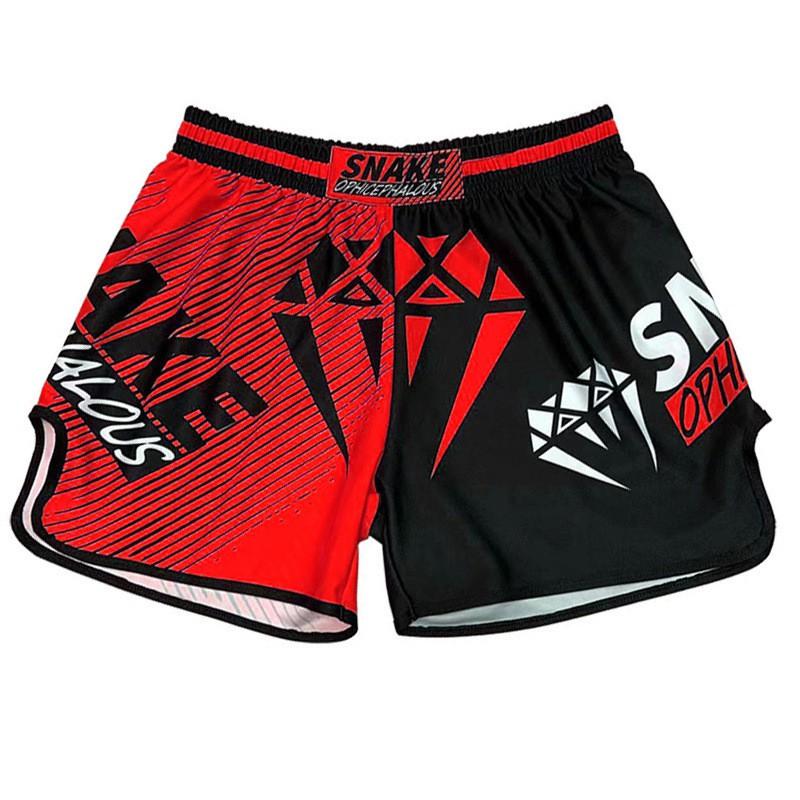Shorts d'entraînement MMA Boxe Muay Thai Hommes Femmes Léger Séchage Rapide Pantalon de Combat Sportif