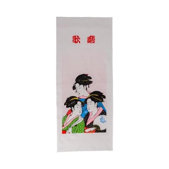 Japanese Tenugui Ukiyo-e Utamaro Three Beauties 100% Cotton Japanese Souvenir Traditional Craft Japanese Goods Gift Wall Hanging Towel