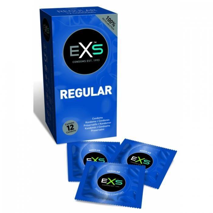 PRESERVATIF Préservatifs Standards Regular x12 EXS