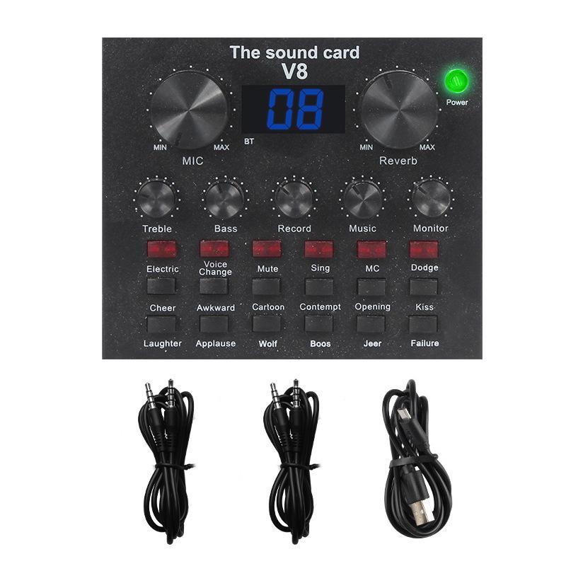 4-Channel Bluetooth Mini Mixer with Reverb for Stage and Live Streaming