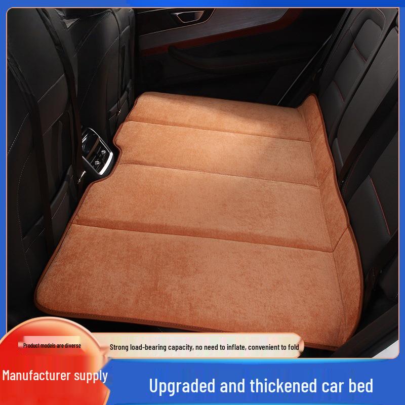 Universal Folding Car Mattress for Rear Seat - No Inflation Needed