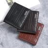 Men's Youth Fashion Plaid Short Wallet - Large Capacity, Multi-Card Soft Horizontal Wallet