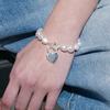 The Baroque Pearl and ME Heart Bracelet