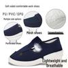 Breathable Blue Anti-static Work Shoes with Soft PU Sole and Medium Towel Lining