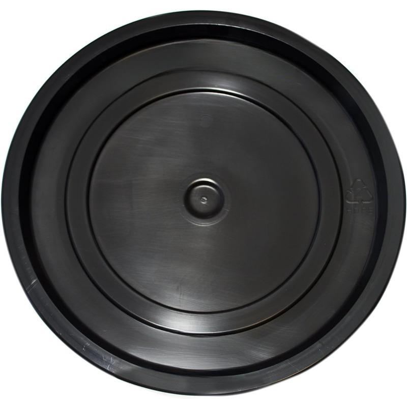 10 Buckets and 10 Lids, Black (4.4 Gallon) - Plastic Material,20L Plastic Barrel Car Bucket, Kimchi Bucket