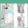 Bolsa de Pendurar Grande Capacidade para Berço de Bebê Armazenamento Fácil para Essenciais de Bebê