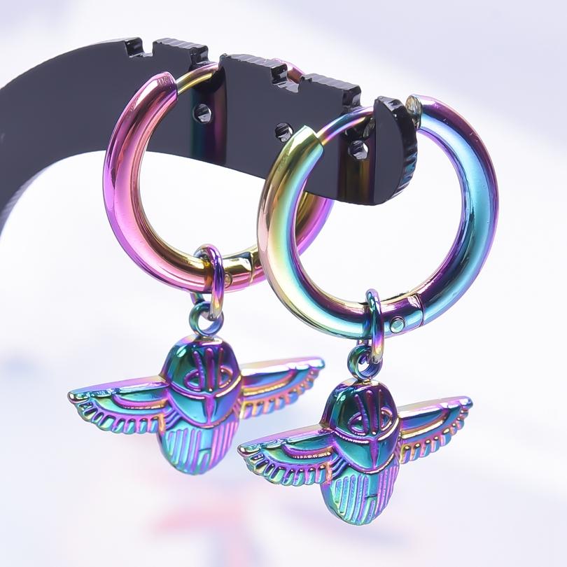 High Quality Aretes Stainless Steel Earrings For Women Men Punk Accessories Ear Piercing Fashion Kpop Jewelry Pendientes Mujer