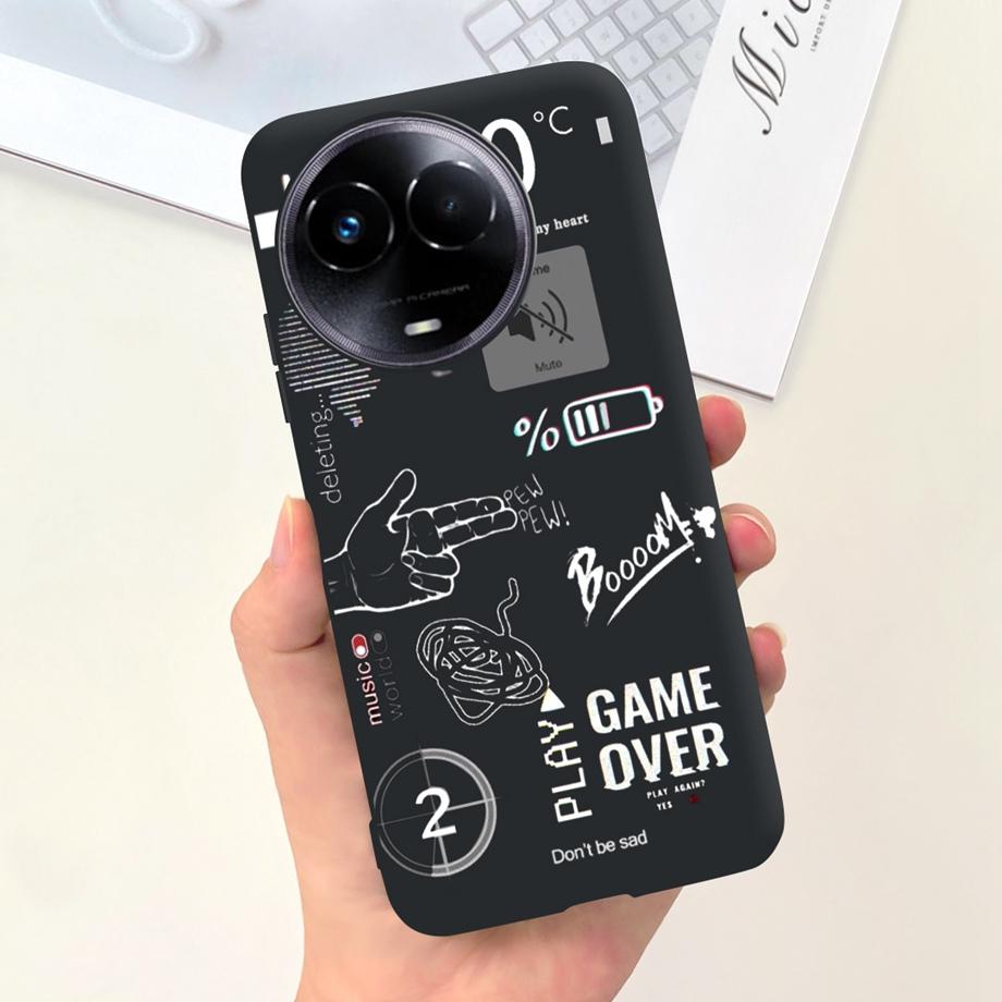 For Realme 11x Case Realme 11 5G Taiwan Cover Soft Silicone Bumper Protective Luxury Print Back Cases For Realme11x  11 x Funda