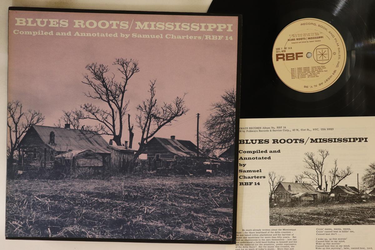 

LP Record VARIOUS Blues Roots Mississippi RF14 FOLKWAYS RECOR 1966 US Blues Used