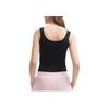 Fila Fitted Casual Knit Tank Top Women Tops Black F51W429103F-BK