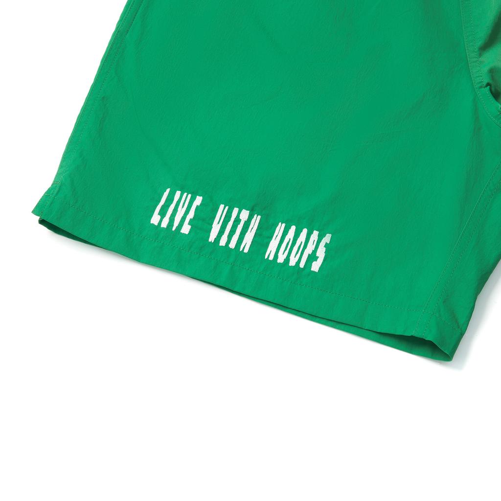 Li Ning Basketball Collection Casual Shorts Men's Strait Green AKSV389-1