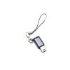 Portable Converter for Phone Tablet Type-C Female to Mini USB Male Adapter with Strap Support Data Transfer Charging