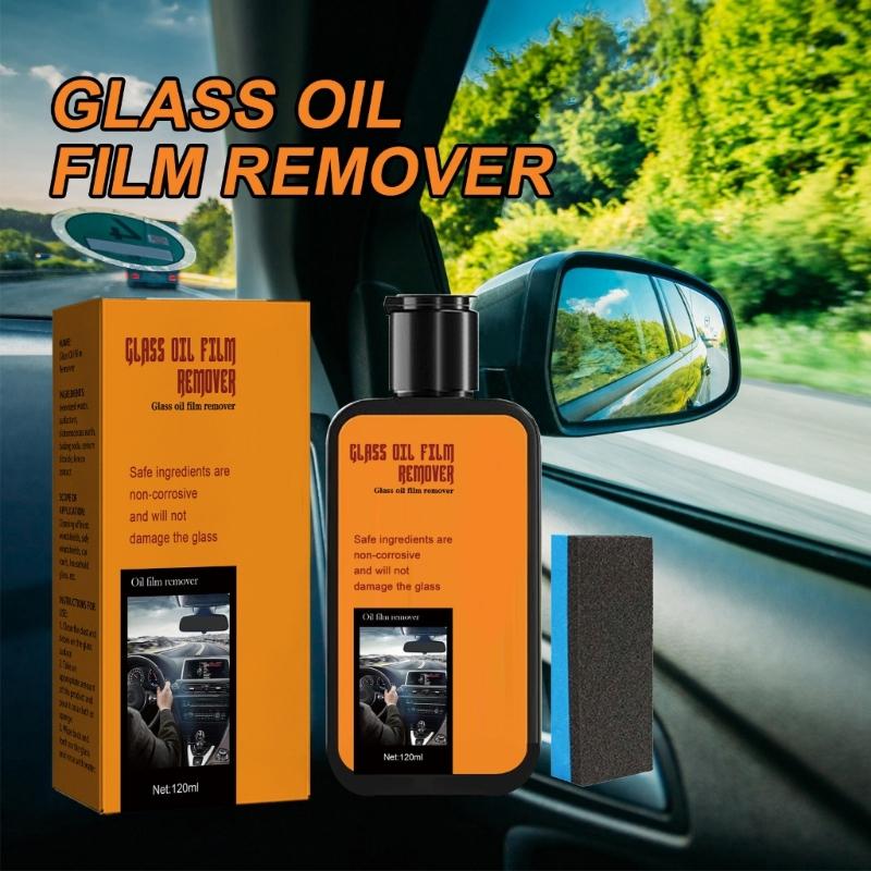 Autoglas Ölfilmentferner Hydrophobe Beschichtung Windschutzscheiben Reinigepaste 120ml Detailreinigung für Auto Zuhause