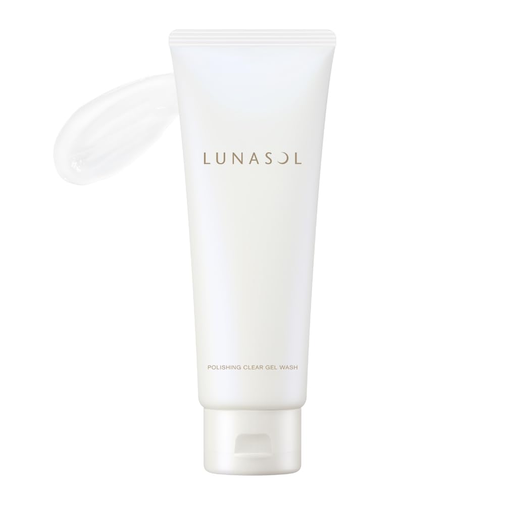 LUNASOL Polishing Clear Gel Wash Facial Cleanser 150g Gel Type Cleanser Blackhead Care Dullness Care Moisturizing Pore Cleansing Dryness Care
