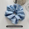 Women's High Elasticity Striped Bow Scrunchie - Durable and Versatile Hair Accessory.