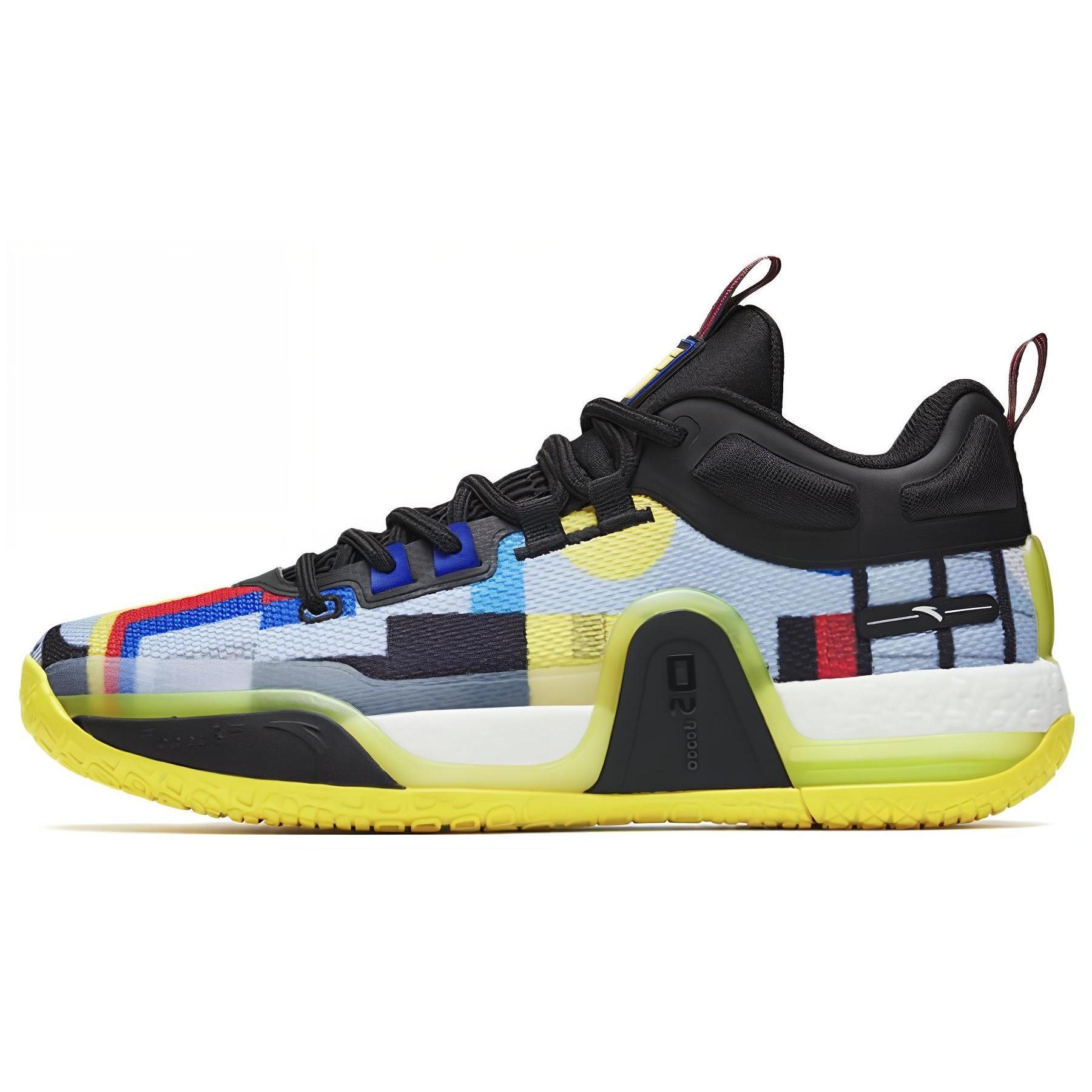 ANTA Badao Low  Black Yellow  Men s 112241112-6 EU 42.5