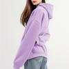 Love Heart Print Hoodie Casual Fleece Lined Pullover Sweatshirt
