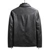 Spring and Autumn New Men's Leather Jacket Stand-up Collar Zipper Pocket Trendy Men's Decoration Fashion Casual Trend Versatile Leather Jacket Men