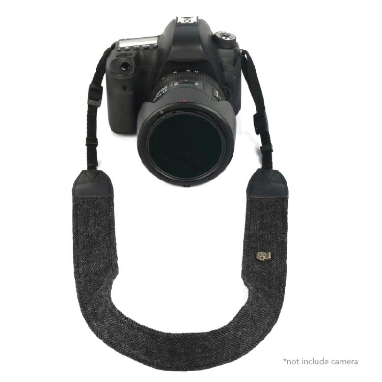 SLR DSLR Camera Neck Shoulder Camera Strap Belt Soft Cotton + Leather