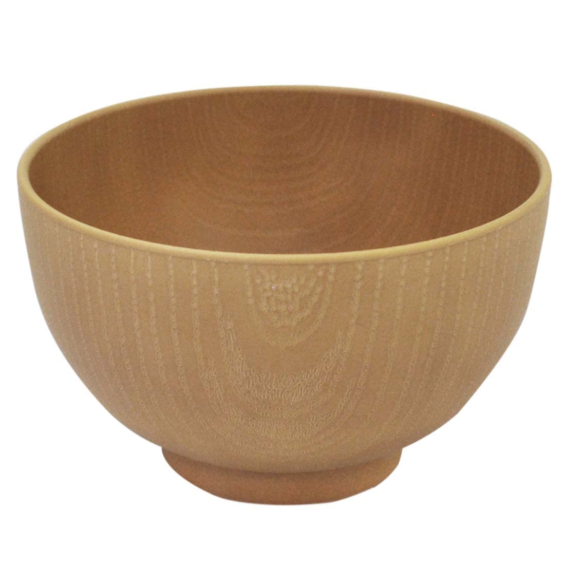 Ishida PC Soup Wood Grain Dishwasher Microwave Made in 67845 Bowl, Finish, Beige, Safe, Safe, Japan,