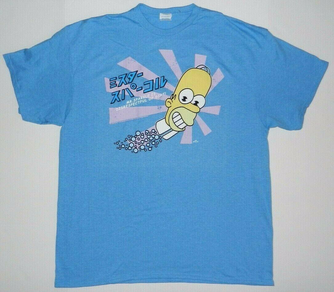 26 The Simpsons MR. Sparkle Homer Simpson T Shirt Japanese Tee Unisex T-Shirt M