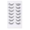 7 Pairs Of Chemical Fiber False Eyelashes Simulation Curled Thick Short Eyelashes