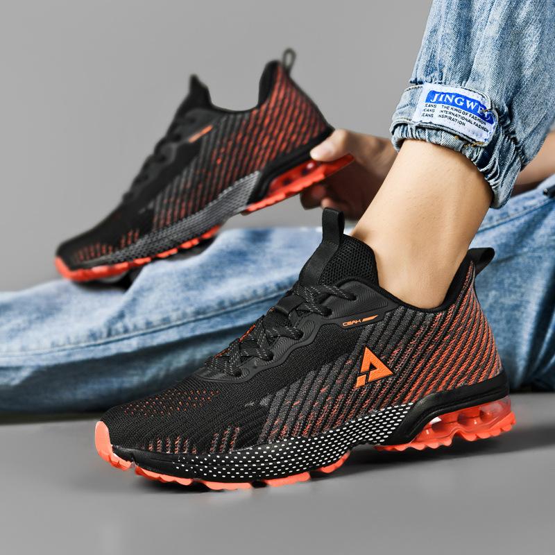 

Men s shoes fashion casual sports shoes four seasons new marathon large size running shoes wear-resistant breathable shock-absorbing outdoor shoes 39