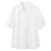 Sancai 2026 Summer Women's Relaxed Fit Lapel White Shirt