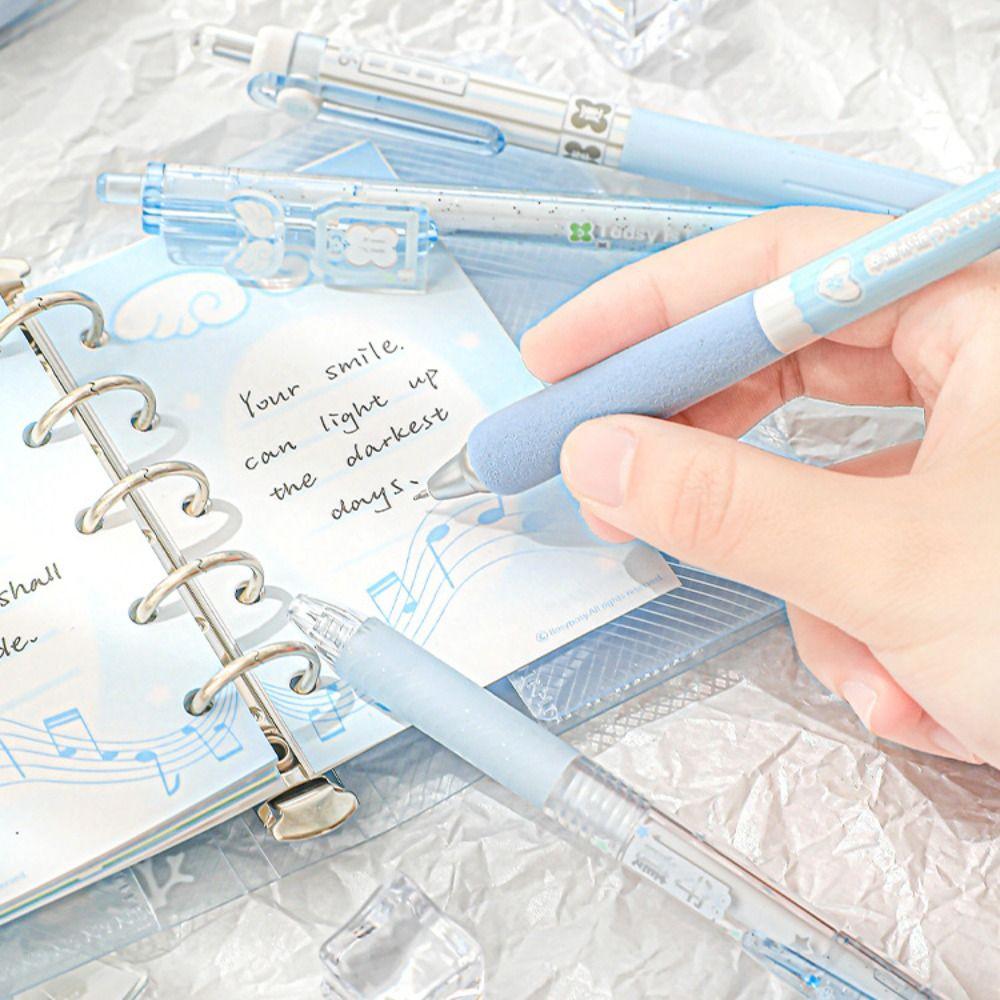 4Pcs Black Ink Scented Gel Pen Quick Drying Error Correction Pen  Back To School