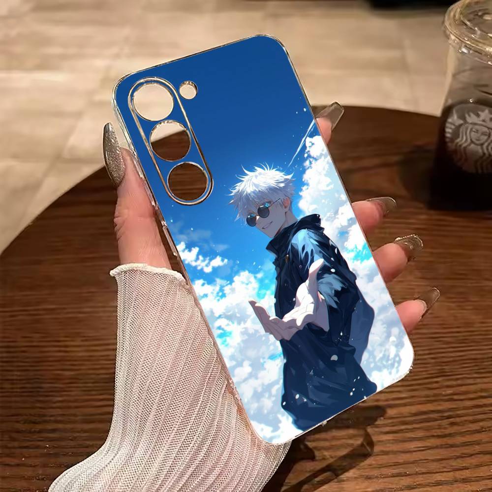 Favorite Anime Characters-S-Satoru G-Gojo Clear Soft Silicone Phone Case for Samsung Galaxy A71, A70, A52, A51, A40, A30