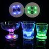 3 tryby Lampki LED Coaster Zasilane z baterii Luminous Szklane do picia Podkładki pod kubki Lampa Butelki z alkoholem Poduszka podstawkowa Bary Party Decor