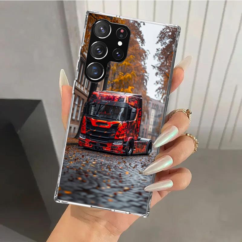 Trucks SA-AB Phone Case for Samsung Galaxy S26 S24 S23 Ultra S25 Edge S22 S21 Plus S20 FE + Soft Print Shell Funda Galaxy S25 S2