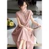 XWI Women's New Chinese Style Cap Sleeve A-Line Dress