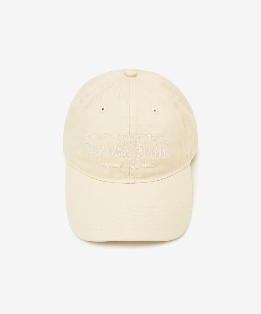 VTWO Hollywood Cotton Ball Cap (Beige)