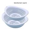 Double-Layer Plastic Drain Basket Set