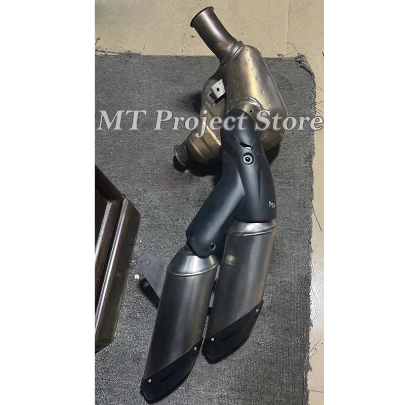 For Ducati Monster 950 937 2021 2022 2023 Motorcycle Exhaust Escape Systems Middle Link Pipe Stainless Steel Connection Original