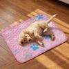 Breathable Dog Cooling Pad Soft Dog Sleeping Mat Cartoon pattern Cat Nest Bed  Dog Crate