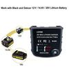 Lithium Battery Charger For Black&Decker 10.8V 14.4V 18V 20V Serise LBXR20 Electric Drill Screwdriver Battery Charging Tool