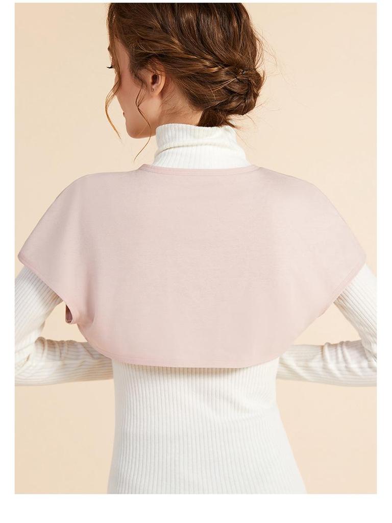 Haosangyuan Mullbärssilke & Sammetssjal Väst - Förtjockad Kofta Väst