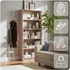 Standing Metal Clothes Rack With Shelf Massido