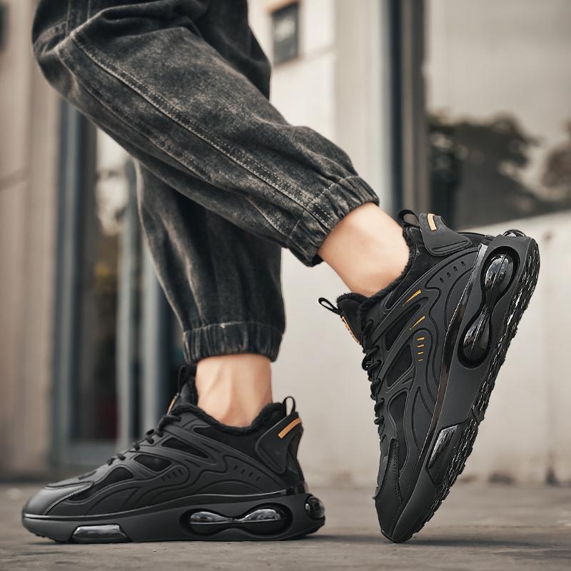 Zapatillas de Hombre de Alta Calidad 2024 Invierno Transpirables Moda Running Zapatos Deportivos para Hombre Cálido Forro de Felpa Cómodos Zapatos Casuales Clásicos