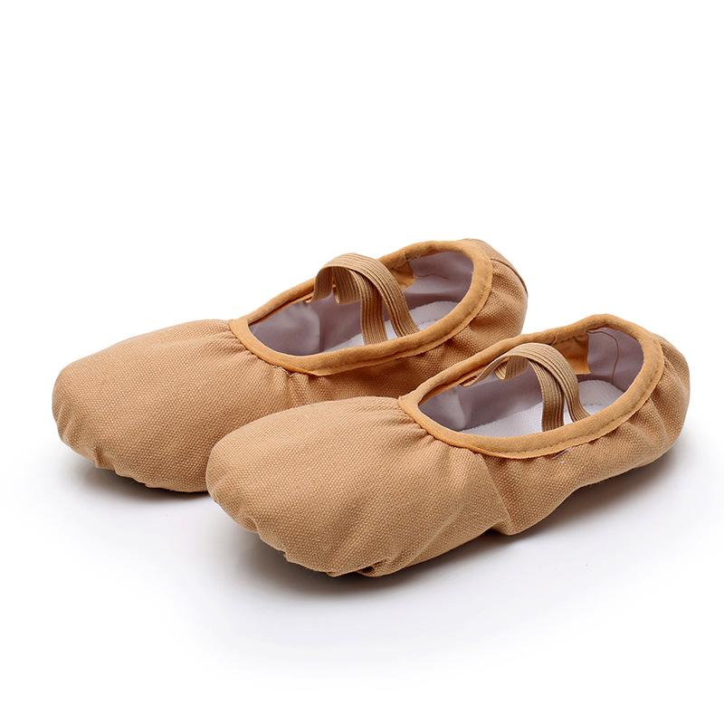 Mode Professionelle Kinder Tanzschuhe Canvas Weiche Sohle Bauchtanz Yoga Gym Ballettschuhe Mädchen Frau Ballerina zum Tanzen