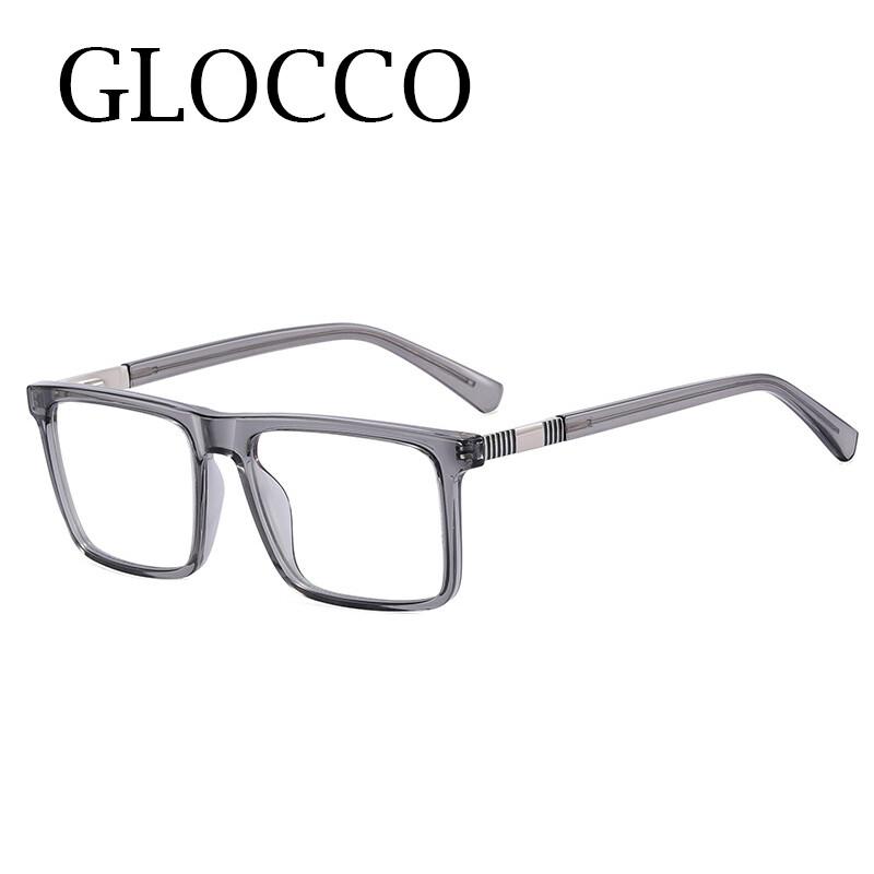 High Quality Reading Glasses Men Anti Blue Light Presbyopia Eyewear Black Red  Frame Spring Leg Fashion Eyeglasses