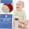 SAFIGLE Toddler Powder Puff Container, Baby Powder Bottle, Loose Powder Case, Travel Compact, Leak-Proof