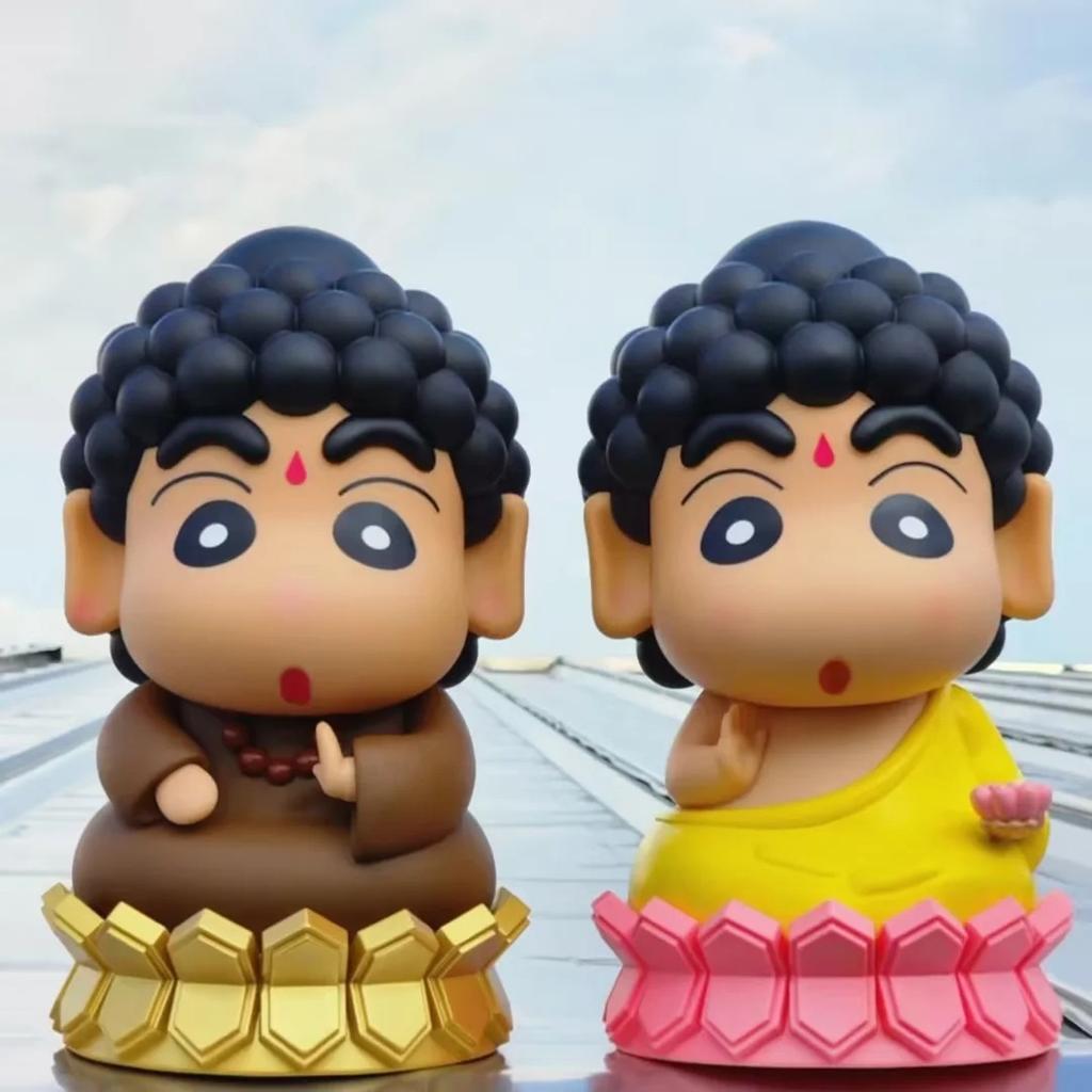 Shinosuke Nohara, Buddha, Crayon Shin-Chan, Coke, Jigong Shin-Chan, Lotus Buddha, Boxed Figure.