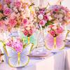 12PCS Multicolor Butterfly Flower Basket Paper Tabletop Ornament  Party Supplies