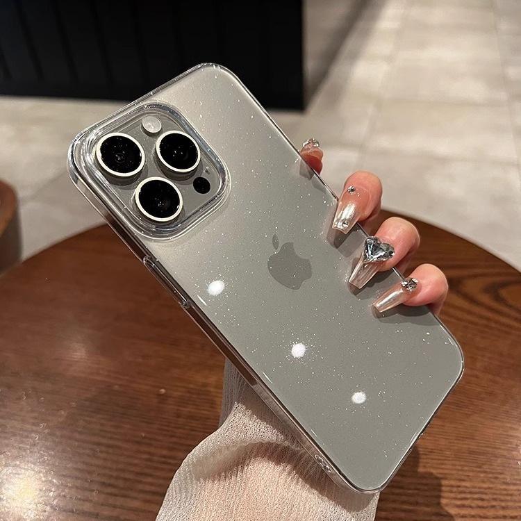 iPhone 17 Glitzer Transparent Handyhülle, Vollständige Abdeckung, Sturzschutz, Hochwertiges Gefühl, Kompatibel mit iPhone 13, 15 und 16.