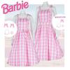 2023 Summer Season Barbie Cosplay Dress With Tight Polyester Fabric